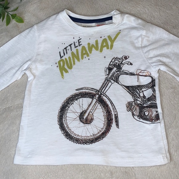 Zara Other - Zara Baby 6-9M Long Sleeve Shirt EUC T-shirt Motorcycle